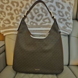 Michael Kors Brown Nolita Slouch Shoulder Bag